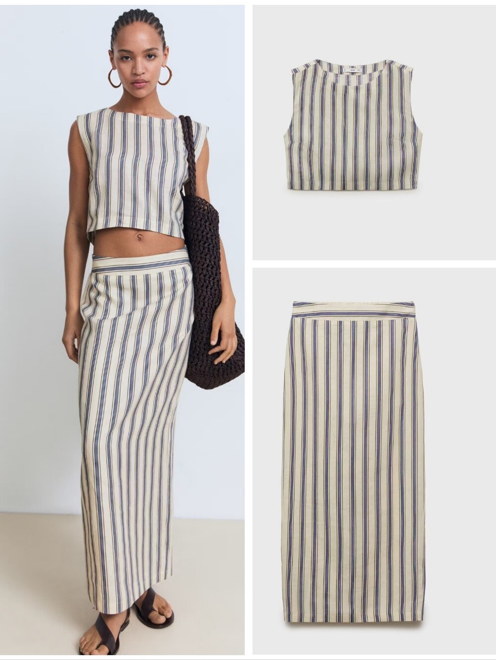 MANGO TOP/SKIRT SET